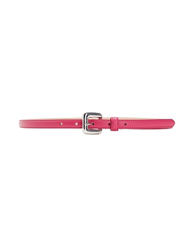 8 by YOOX Cinture LEATHER ESSENTIAL BELT Fucsia 100% Pelle di bovino, Poliuretano, Viscosa