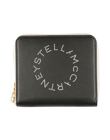 STELLA McCARTNEY Portafoglio Nero Fibre tessili