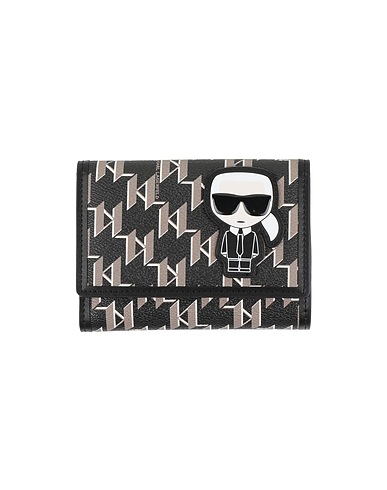 KARL LAGERFELD Wallet Black 100% Polyurethane
