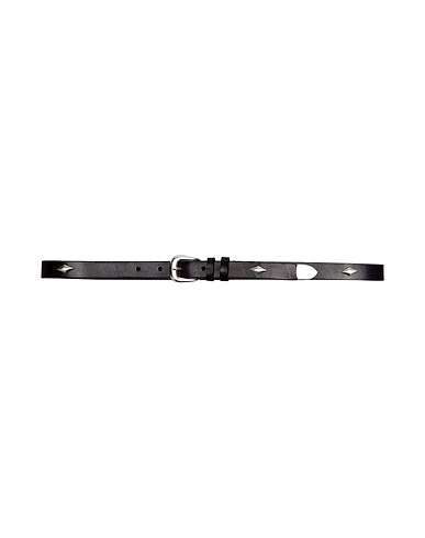 8 by YOOX Belts LEATHER WESTERN BELT Black 100% Bovine leather