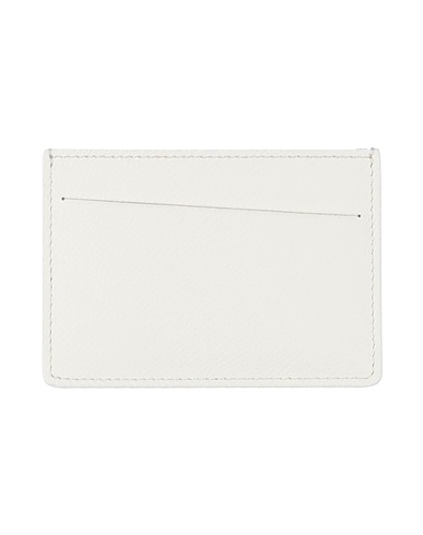 MAISON MARGIELA Document holder Off white Soft Leather