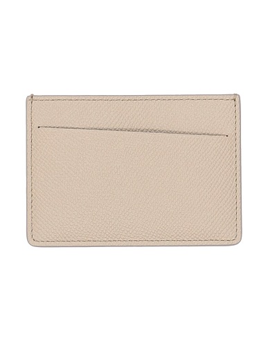 MAISON MARGIELA Document holder Beige Soft Leather