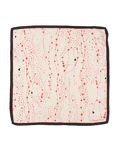 ELISABETTA FRANCHI Scarves and foulards Ivory 100% Silk