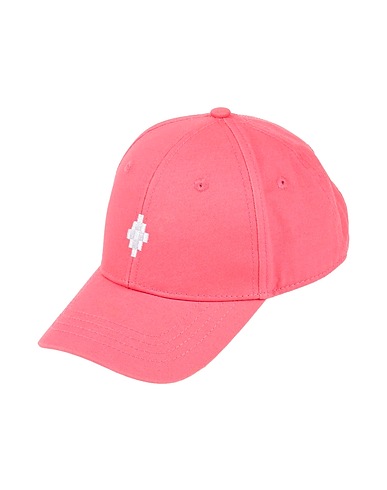 MARCELO BURLON Hat Coral 100% Cotton, Polyester