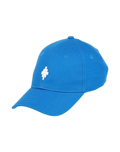 MARCELO BURLON Chapeau Bleu d'azur 100% Coton, Polyester