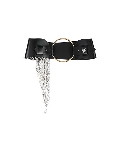 IN**AN Leather belt Black Soft Leather