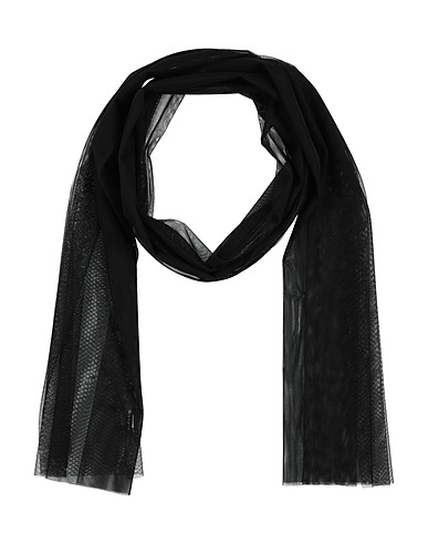 SISTE'S Scarves and foulards Black 100% Polyester