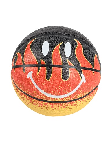 MARKET Sportliche Accessoires SMILEY MARKET FLAME BASKETBALL Schwarz 100% Polyurethan