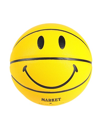 MARKET Sport accessories SMILEY BASKETBALL Yellow 100% Polyurethane