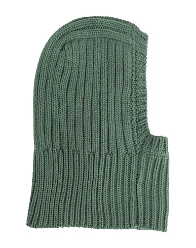 TOPSHOP 帽子 グリーン アクリル 100%