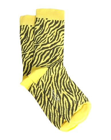 PAUL SMITH Calze e Calzini Giallo 70% Cotone, 28% Poliammide, 2% Elastan