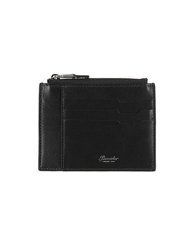 PINEIDER Document holder Black Soft Leather