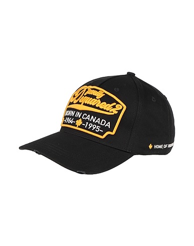 DSQUARED2 Cappello Nero 100% Cotone