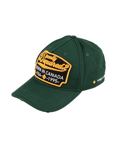 DSQUARED2 Cappello Verde 100% Cotone