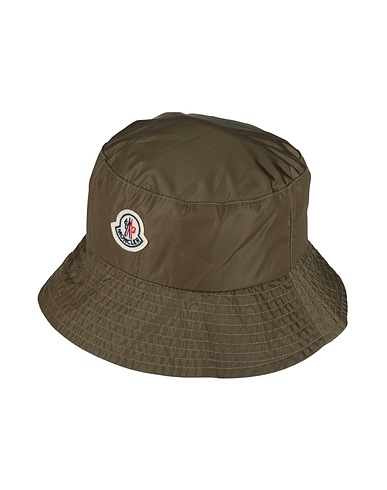 MONCLER Hat Military green 100% Polyamide