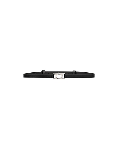 RAG & BONE Thin belt Black Soft Leather