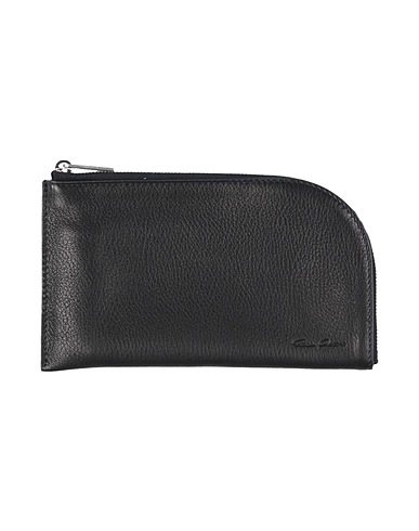 RICK OWENS Pouch Black 100% Bovine leather
