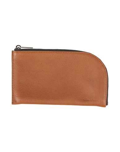 RICK OWENS Pouch Brown 100% Bovine leather