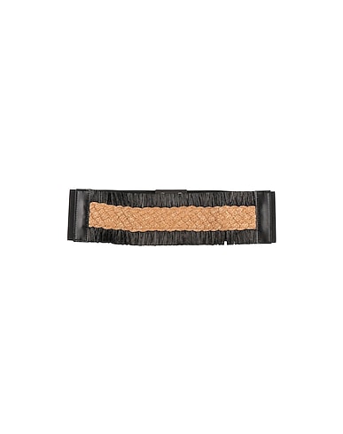 SUOLI High-waist belt Black Textile fibers