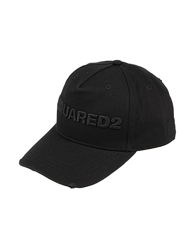 DSQUARED2 Hat Black 100% Cotton
