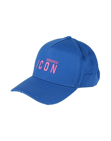 DSQUARED2 Hat Blue 100% Cotton