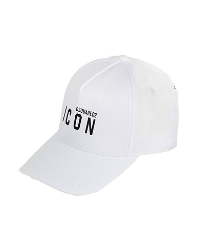 DSQUARED2 Hat ICON White 100% Cotton