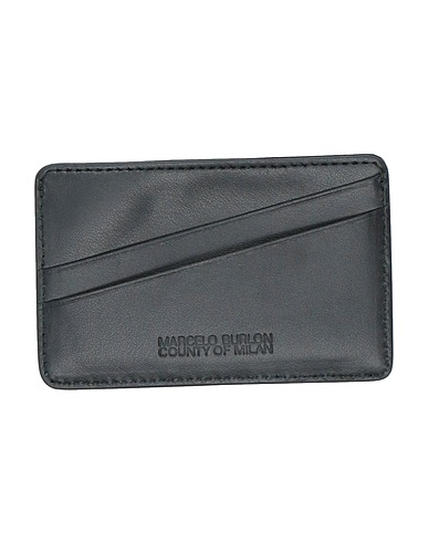 MARCELO BURLON Small Leather Goods Black 100% Leather