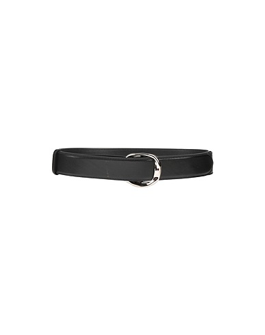 MCQUEEN Regular belt Black Soft Leather
