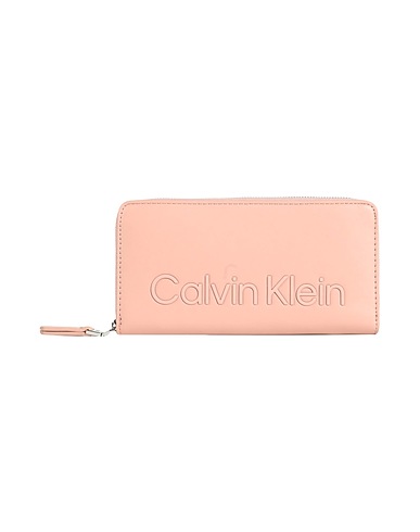 CALVIN KLEIN Wallet Blush 51% Polyester, 49% Polyurethane