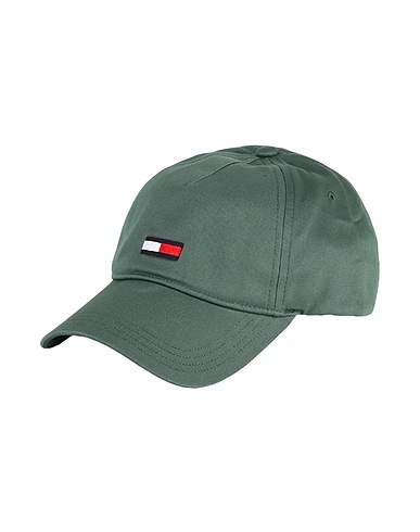 TOMMY JEANS Cappello Verde 100% Cotone