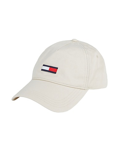 TOMMY JEANS Cappello Beige 100% Cotone