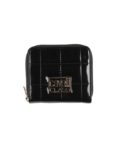 CAVALLI CLASS Wallet Black 100% Polyurethane
