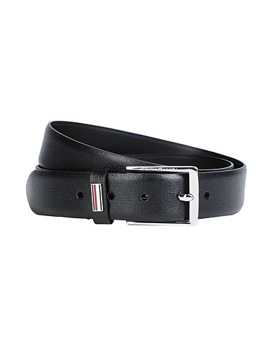 TOMMY HILFIGER Cinturón de piel Negro Piel de bovino