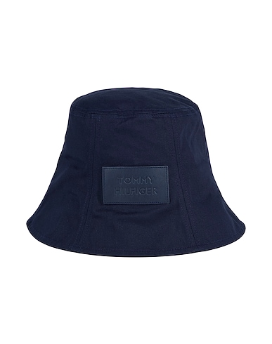 TOMMY HILFIGER 帽子 ミッドナイトブルー コットン 100%