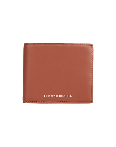 TOMMY HILFIGER Wallet Brown Bovine leather