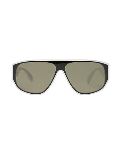 MCQUEEN Sunglasses AM0386S-003 99 Sunglass MAN ACETATE
 White Acetate