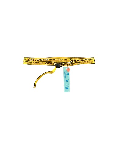 OFF-WHITE™ Cintura in tessuto Giallo 60% Poliammide, 40% Poliestere