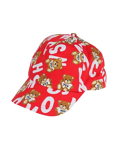 MOSCHINO TEEN Chapeau Rouge 100% Coton