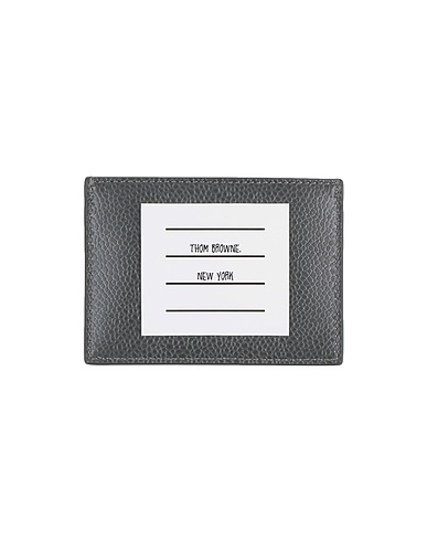 THOM BROWNE Schlüsselanhänger Grau Leder