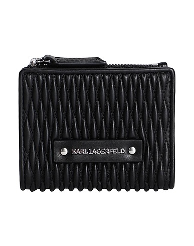 KARL LAGERFELD Portafoglio K/KUSHION QUILTED SM WALLET
 Nero 100% Poliuretano riciclato