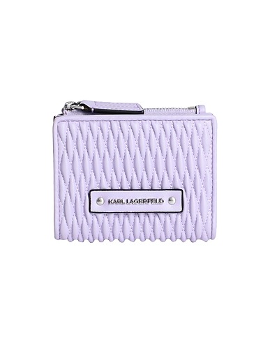 KARL LAGERFELD Portafoglio K/KUSHION QUILTED SM WALLET
 Lilla 100% Poliuretano riciclato