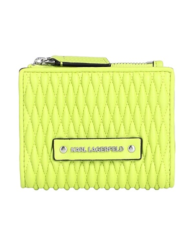 KARL LAGERFELD Wallet K/KUSHION QUILTED SM WALLET
 Lime green 100% Recycled polyurethane