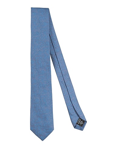 DUNHILL Ties and bow ties Blue 100% Silk