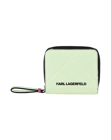 KARL LAGERFELD Brieftasche K/SKUARE EMBOSSED SM ZIP WLT
 Säuregrün 100% Polyurethan