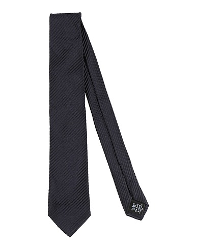 DUNHILL Ties and bow ties Midnight blue 92% Silk, 8% Acrylic