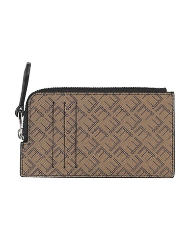 DUNHILL Small Leather Goods Khaki Leather