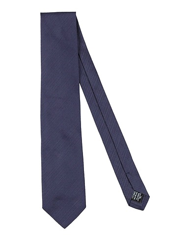 DUNHILL Cravatte e papillon Blu notte 100% Seta