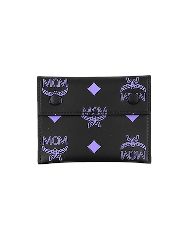 MCM Wallet Black Soft Leather