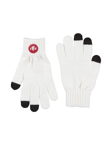 MURPHY & NYE Guanti Bianco 50% Poliestere, 50% Acrilico
