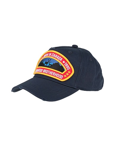 DSQUARED2 Hat Midnight blue 100% Cotton